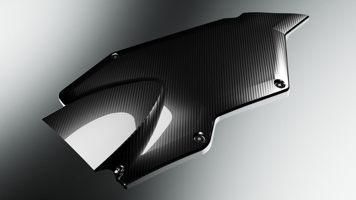 BMW N51 N52 N53 Carbon Fibre Intake Filter Cover | Carraero